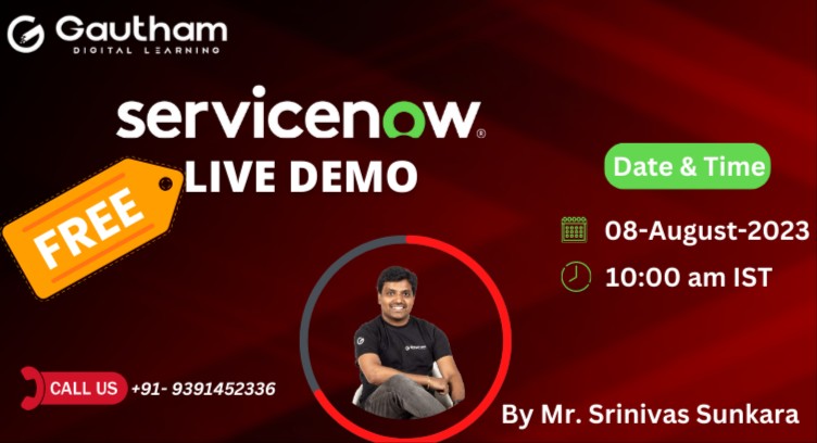 ServiceNow Free Demo by Mr. Srinivas Sunkara 